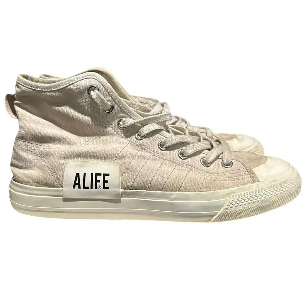 Adidas Alife X Nizza High A Way  Of Life US Size 11.5 Cloud Beige Sneakers